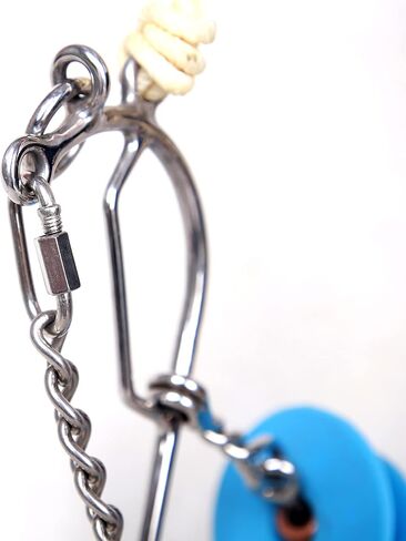 لقمة للحصان - قطعة فم بسلك على شكل عظمة كلب ملتوية مكونة من 3 قطع - شريط أنف حبل - المرحلة D in Kuwait