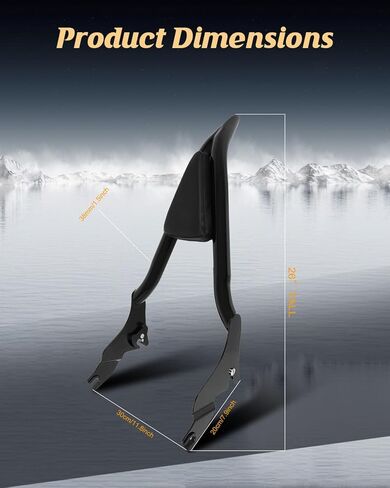 وسادة مسند الظهر الخلفية للركاب قابلة للفصل تناسب 2009-2022 لـ Harley Davidson CVO Road Glide/Touring Road King/Road Glide/Street Glide FLHR FLHX FLHT FLTR in Kuwait