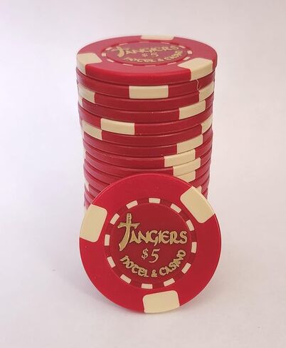 Tangiers Hotel & Casino Poker Chips, “Casino" Movie Replica Prop Chips, Available in 6 Colors/Denominations (Black $100) in Saudi Arabia