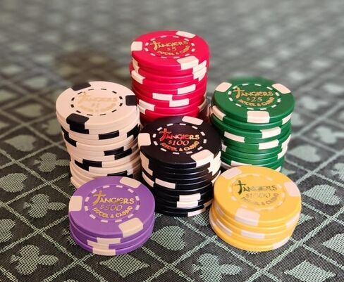 Tangiers Hotel & Casino Poker Chips, “Casino" Movie Replica Prop Chips, Available in 6 Colors/Denominations (Black $100) in Saudi Arabia