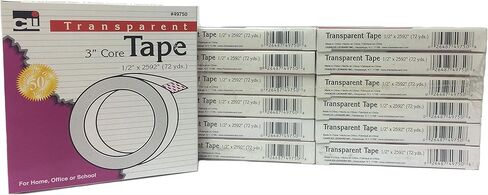 Charles Leonard Desktop Tape Dispenser, Weighted Base and Non-Slip Base, Black, C-15 Style (900-BK) in Kuwait