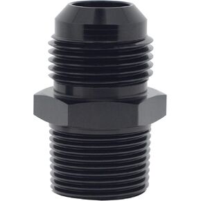 6AN Male Flare to 1/4 NPT Pipe Fitting Adapter Straight Aluminum 1PC