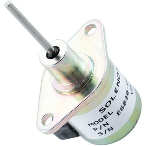 E6820-60011 Fuel Shut Off Solenoid E6850-60012 E6820-60011 HT62-00072 GT62-00286 Replacement for Kioti Tractor CK25 CK27 CK30 DK35 DK40 CK2510F CK2610 DS3510 DS4110 LK30 LK3054 Stop solenoid 12VDC