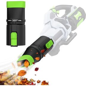 Sealegend Car Drying Nozzle Compatible with EGO 530 575 580 615 650 765 670 Gutter Attachment with 360° Rotation Nozzle Tip, Green