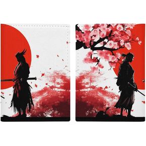 أنيمي اليابانية الساموراي كرز جواز سفر تغطية CASE جواز سفر الغلاف الوقائي PU CASE LEATHER CASE