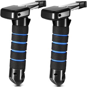 مقبض باب السيارة 2Pack لكبار السن - مقابض إمساك السيارات - مقبض دعم السيارات المحمولة لكبار السن والكبار والمعاقين نصيحة سلامة التنقل للمساعدة