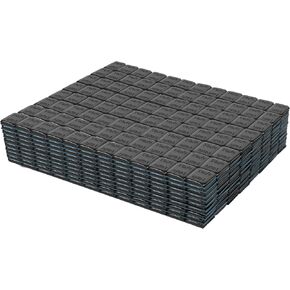 EASYBERG 4 Boxes, 960pcs, 1/4oz, Adhesive Stick on Wheel Weights, Tire Weights for Cars, Trucks, SUVs, Motorcycles, Low Profile,0.25oz, Total 240oz, Black