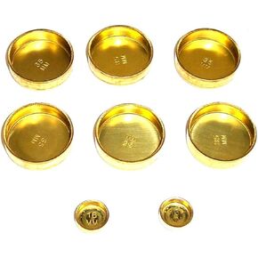 مجموعة DNJ FPS150 Brass Freeze Sluge لعام 1995-2010 Chrysler ، Dodge ، Eagle ، Jeep ، Mitsubishi ، Plymouth Avenger ، Breeze ، Caravan 2.0L-2.4L L4 16V DOHC 148CID