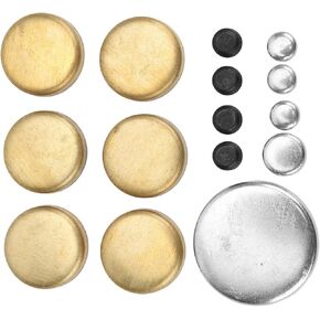 Freeze Plugs, Brass Engine Core Freeze Plug, Freeze Plug Assortment MPE‑108BR Replacement for Small Block 255ci 260ci 289ci 302ci 351ci