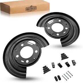 2PCs Brake Dust Shields Left & Right Compatible with Ford Excursion 2000-2005 Compatible with Ford F-250 F-350 Super Duty 1999-2010 Compatible with F-450 F-550 2011-2014 924-212 4C3Z2209AA 4C3Z2210AA