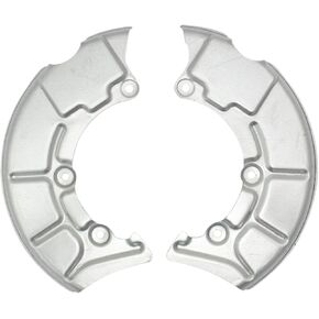 TRQ Front Brake Rotor Backing Plate Dust Shield Set for VW Volkswagen Jetta Sedan Beetle Golf New