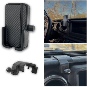Phone Holder for Jeep Wrangler-JL- (2018-2023) JL JLU Gladiator JT Cradle Mount and Magsafe Compatible (MagSafe Compatible/Wireless Charging)