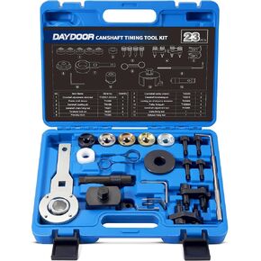 Daydoor عمود الحدبات العمود المهملات العمود المرفقي أدوات توقيت المحرك ، 21 PCS متوافق مع Audi VW VAG 2006-2018 EA888 1.8 2.0 TSI TFSI T10355 T10060A T10352 T10368 T40011 T40196 T40268