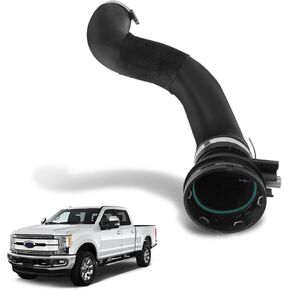 Turbo Intercounder Outlet Tube for Ford F250 ، Tesmirror ترقية أنبوب الرنان المبرد Turbo Ford F-250 F-350 2017-2019 Super Duty Cold Side With مع أجهزة استشعار استبدال# HC3Z-6F073-B