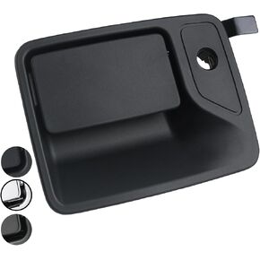 TQPONLY Exterior Door Handle,Compatible with Ford F250 F350 Super Duty F450 F550 F650 F750 Excursion,Front Left Driver Side with Key Hole,Outside Handle Outer Door Part
