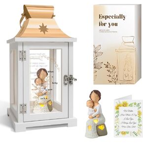 Homazing New Grandma Gifts First Time 2025, Mothers Day Birthday Grandmother Gifts, First Time Grandma Figurine Lantern
