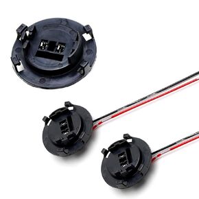 Topku One Pair Oe-Spec H7 Socket Socket Retainer Adapters متوافقة مع Hyundai Tucson Misstra و Kia Sedona/Carnival Forte/Forte5 و VW New Lavida/New Gran Lavida/K3