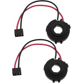 2pcs H7 LED Headlight Bracket Headlight Adapter Socket مع طول سلك يبلغ 15 سم متوافق مع Philips Ultinon Pro6000