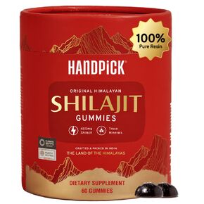 HANDPICK Ultra Concentrated Pure Himalayan Shilajit Resin | 75% Fulvic Acid, 85+ Minerals | 100% Pure Natural Supplement | Non GMO, Gluten Free, Sugar Free | High Potency for Men and Women, 50gm