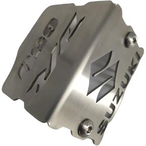 Motorcycle Front Brake Fluid Tank Cover for Suzuki DR-650, Silver