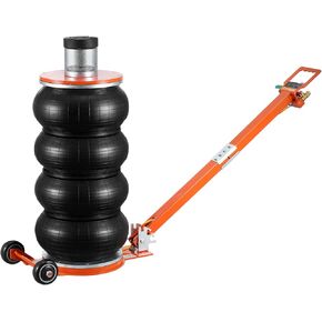 VEVOR Air Jack, 6 Ton/13000 lbs Quadruple Bag Air Jack, Lift up to 26.5", with Heightened Column & Adjustable Handle, Thick Rubber Pad, 2-5 S Fast Lifting Pneumatic Jack for Car, SUV, Pickup Truck
