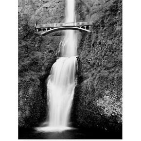 الفنون الجميلة العلامة التجارية ، 35x47 Multnomah Falls Colombia River Gorge Oregon by Monte Nagler