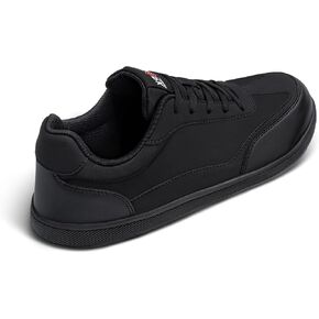 Larnmern Steel Toe Skate Shoes Men Safety Safety Safety Sneakers Wide Toe Box Barefoot Zero drop