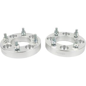 2pcs 1 بوصة 4x110mm عجلات فواصل مع M10x1.25 ترصيع و 74 ملم محفاة محفاة لكاواساكي ياماها سوزوكي هوندا رانشير فورمان رينكون ، سيلفر