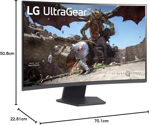 LG شاشة العاب الترا جير QHD 27 انش 27GL83A-B - IPS 1 مللي ثانية (GtG)، مع توافق HDR 10، انفيديا جي سينك وAMD فري سينك 144 هرتز، اسود in Kuwait