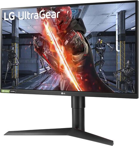 LG 27GL83A-B 27 Inch Ultragear QHD IPS 1ms NVIDIA G-SYNC Compatible Gaming Monitor, Black in Saudi Arabia