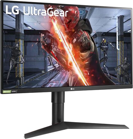 LG 27GL83A-B 27 Inch Ultragear QHD IPS 1ms NVIDIA G-SYNC Compatible Gaming Monitor, Black in Saudi Arabia