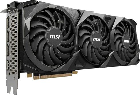 MSI Gaming GeForce RTX 3060 Ti LHR 8GB GDRR6 256-Bit HDMI/DP Torx Fan 3 Ampere Architecture OC Graphics Card (RTX 3060 Ti Ventus 3X 8G OC LHR) in Saudi Arabia