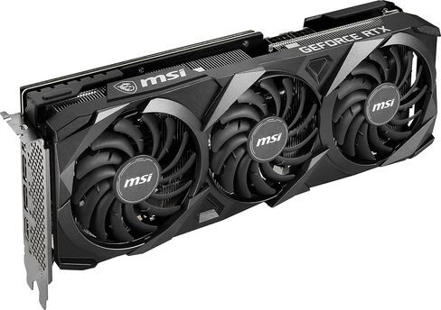 MSI Gaming GeForce RTX 3060 Ti LHR 8GB GDRR6 256-Bit HDMI/DP Torx Fan 3 Ampere Architecture OC Graphics Card (RTX 3060 Ti Ventus 3X 8G OC LHR) in Saudi Arabia