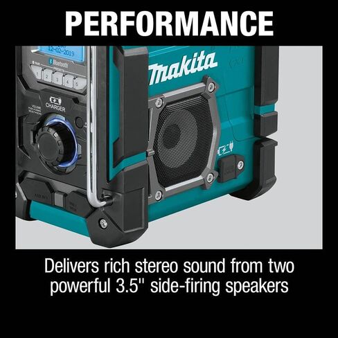 Makita XRM10 18V LXT® / 12V max CXT® Lithium-Ion Cordless Bluetooth® Job Site Charger/Radio, Tool Only in Kuwait