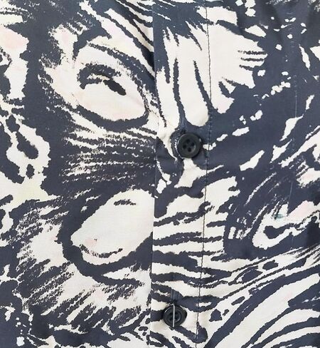 Yash Gallery Men Men Polyester Tropical Print Printed Stirt For Summer in Saudi Arabia