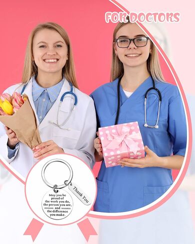 Yinkin 300 Pcs Employee Thank You Gifts Bulk Gifts for Coworkers Include 100 Inspirational Employee Appreciation Keychain Gifts 100 Organza Bags 100 Cards for Teacher Nurse Team(Silver) in Saudi Arabia
