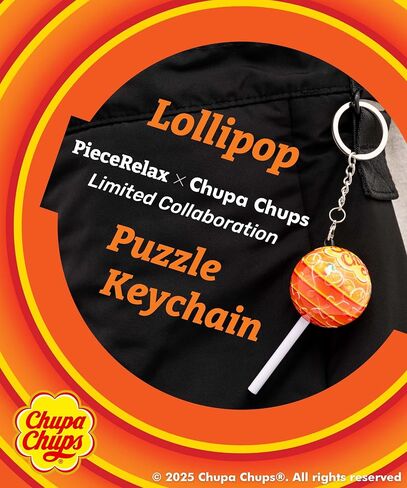 Chupa Chups x PiceRelax 3D Puzzle Keychain 24 قطعة بلاستيكية للبالغين - Chups My Flavor - Orange - حلقة مفتاح محمولة ، ملحقات ، سحر حقيبة ، سحر ، هدايا فريدة من نوعها لمحبي الألغاز [A3892] in Kuwait