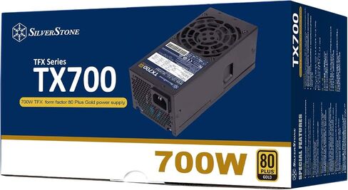 SilverStone Technology 700W Fixed Cable TFX Power Supply 80 Plus Gold TX700-G (SST-TX700-G) in Saudi Arabia
