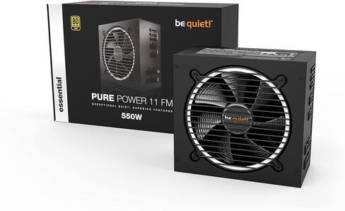 be Quiet! BN670 Pure Power 11 FM 550W, 80 Plus Gold Efficiency, Power Supply, ATX in Saudi Arabia