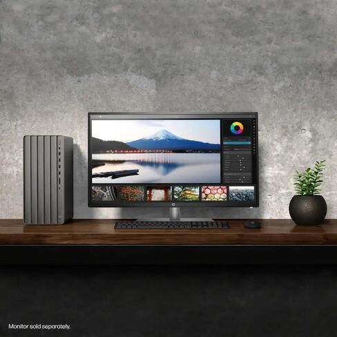 جهاز كمبيوتر مكتبي اتش بي بافلين، AMD Ryzen 7 5700G، ذاكرة رام 16 جيجابايت، 512 جيجابايت اس اس دي، ويندوز 11 برو، واي فاي 5 وبلوتوث، 9 منافذ يو اس بي، كومبو لوحة مفاتيح وماوس سلكي (TP01-2022، 2021) in Saudi Arabia