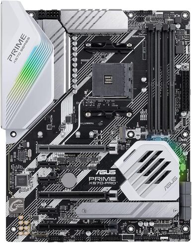 Asus Prime X570-Pro AM4 Zen 3 Ryzen 5000 & 3rd Gen Ryzen ATX Motherboard with PCIe Gen4, Dual M.2 HDMI, SATA 6GB/s USB 3.2 Gen 2 ATX Motherboard in Saudi Arabia