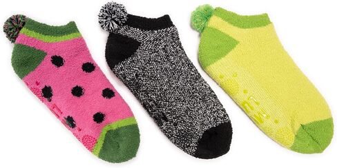 MUK LUKS Women's Set of 3 Cozy Fruit Footies in Saudi Arabia