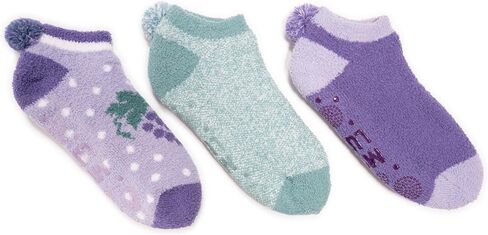 MUK LUKS Women's Set of 3 Cozy Fruit Footies in Saudi Arabia