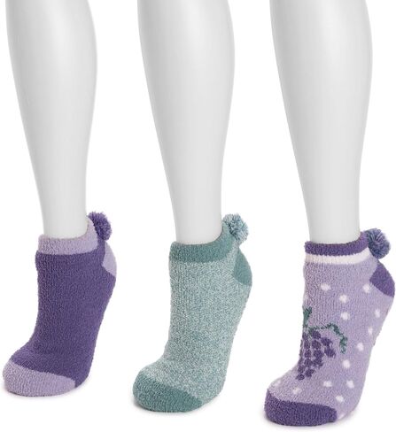 MUK LUKS Women's Set of 3 Cozy Fruit Footies in Saudi Arabia
