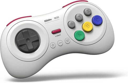8Bitdo M30 Bluetooth Gamepad for Switch, PC, macOS and Android with Sega Genesis & Mega Drive Style in Saudi Arabia
