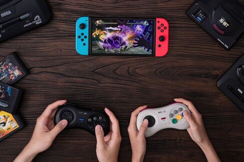 8Bitdo M30 Bluetooth Gamepad for Switch, PC, macOS and Android with Sega Genesis & Mega Drive Style in Saudi Arabia
