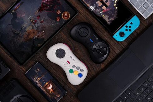 8Bitdo M30 Bluetooth Gamepad for Switch, PC, macOS and Android with Sega Genesis & Mega Drive Style in Saudi Arabia
