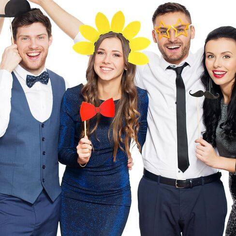 عقال عيد ميلاد عباد الشمس - طوق شعر أصفر لطيف للأطفال والبالغين ، والنسيج غير المنسوج ، ومثالي للزخارف الحزبية ودعائم الصور in Kuwait