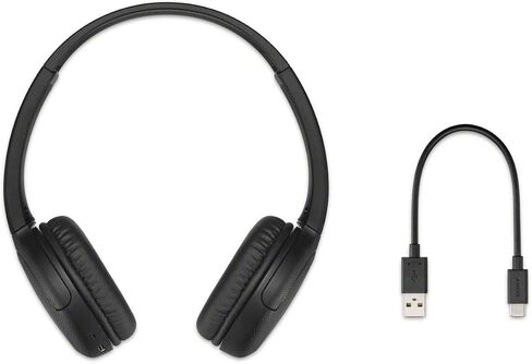 Sony Wireless Headphones WH-CH510: Wireless Bluetooth On-Ear Headset with Mic for phone-call, Blue in Saudi Arabia
