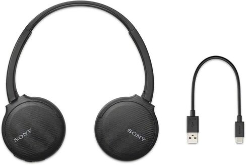 Sony Wireless Headphones WH-CH510: Wireless Bluetooth On-Ear Headset with Mic for phone-call, Blue in Saudi Arabia